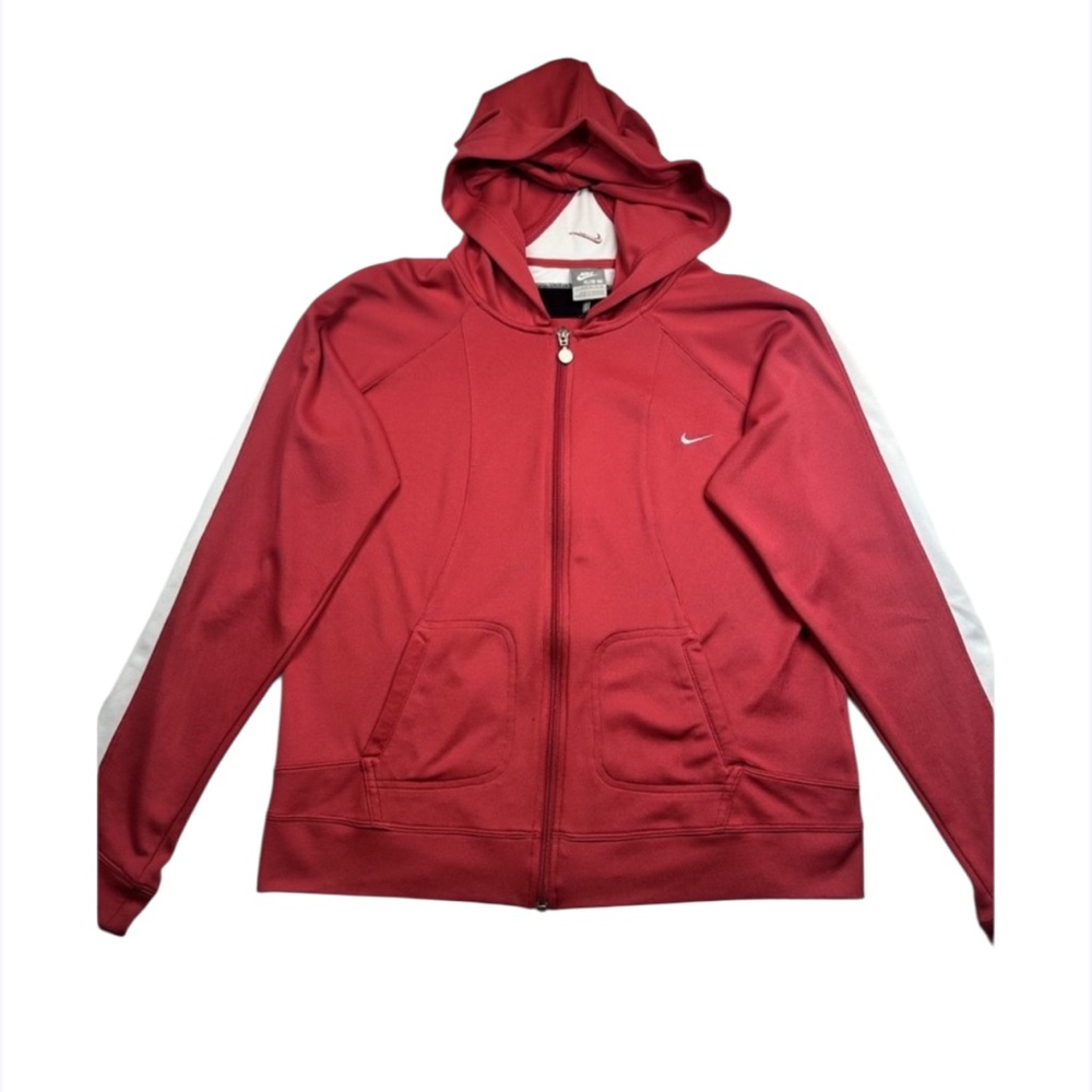 Nike Unisex Full Zip Athletic Jacket Pink XL 16/18. Youth
